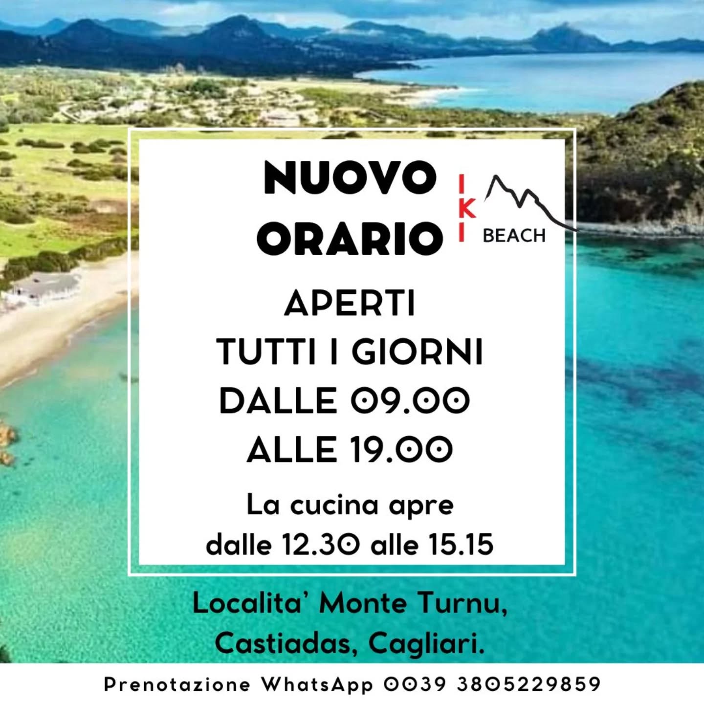 📥Salvati il post per sapere quando venire a trovarci,
✔️Seguici per rimanere sempre aggiornato 💯
Ci trovi in
📍ʟᴏᴄᴀʟɪᴛÀ ᴍᴏɴᴛᴇ ᴛᴜʀɴᴜ, ᴄᴀꜱᴛɪᴀᴅᴀꜱ
📲③⑧⓪⑤②②⑨⑧⑤⑨
#ikibeach #sardegna #cagliari #holidays #Castiadas ##Cagliari #Relax #sea #sun #sunnyday #happiness #foodporn